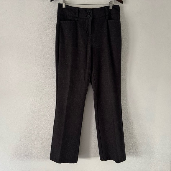 Apostrophe Retro Petite Dark Gray Black Speckled Knit Trousers 6 Petite Womens - Picture 16 of 16